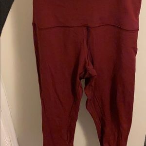 Lulu crop leggings barely worn